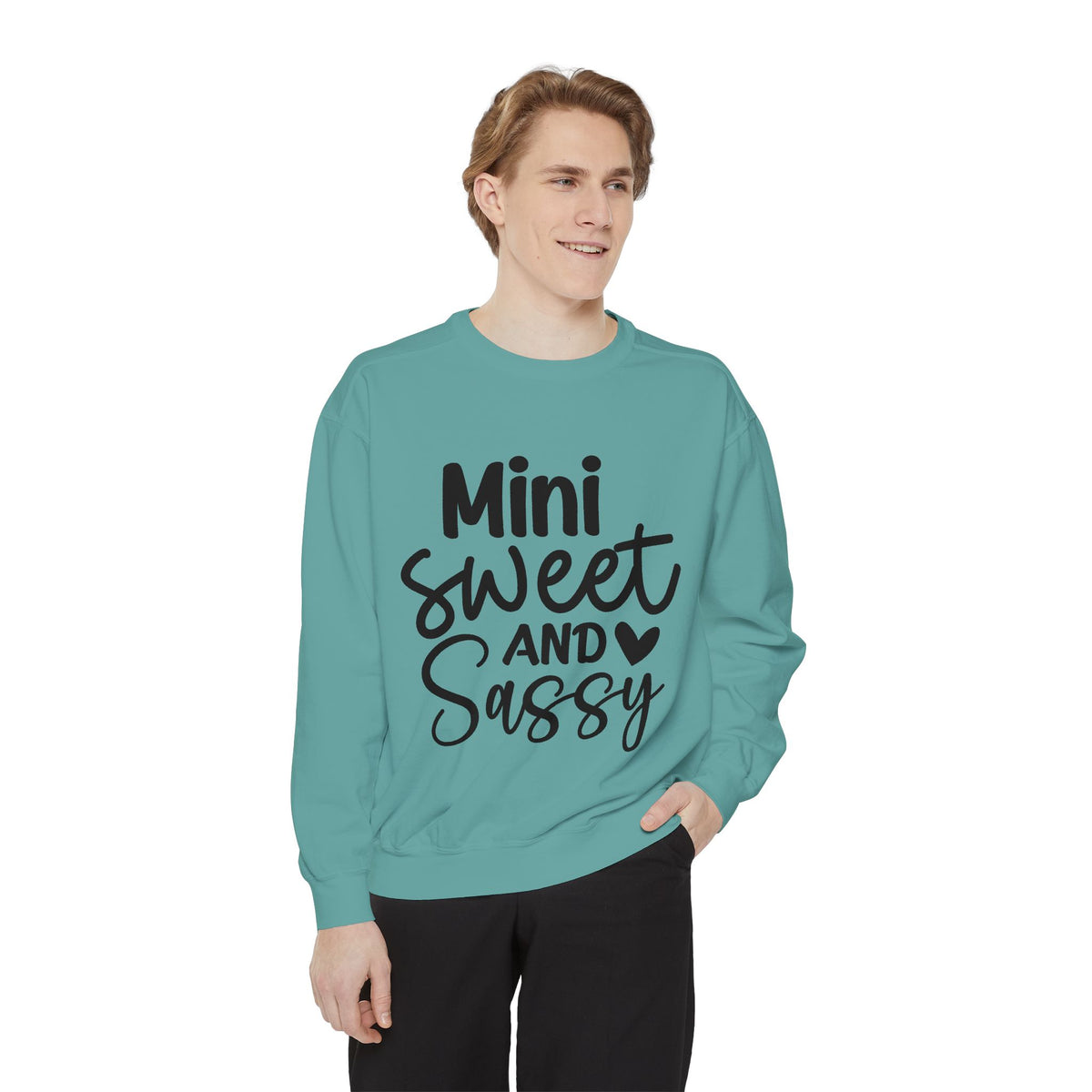Mini Sweet and Sassy Sweatshirt | Kids Cute Script Typography