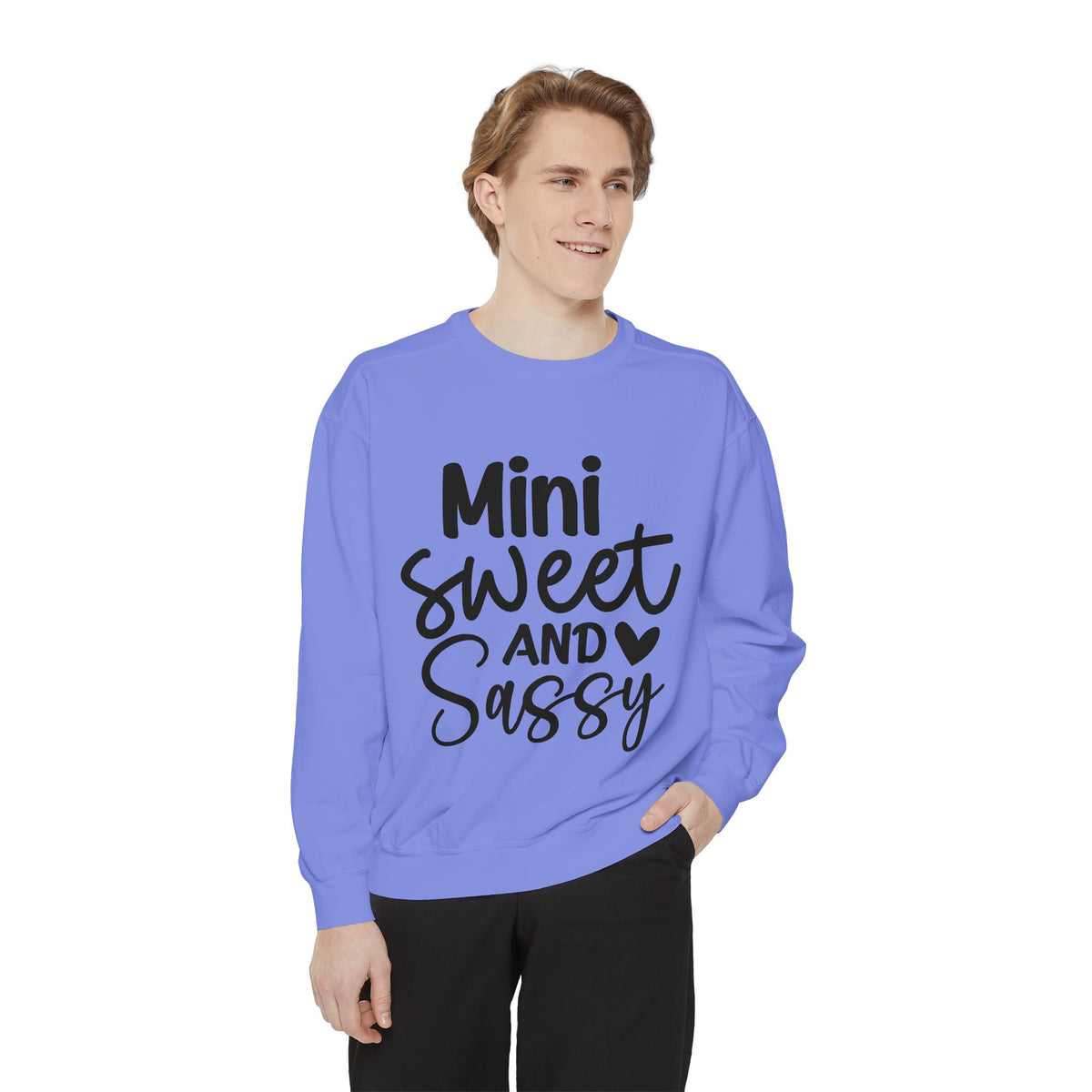 Mini Sweet and Sassy Sweatshirt | Kids Cute Script Typography
