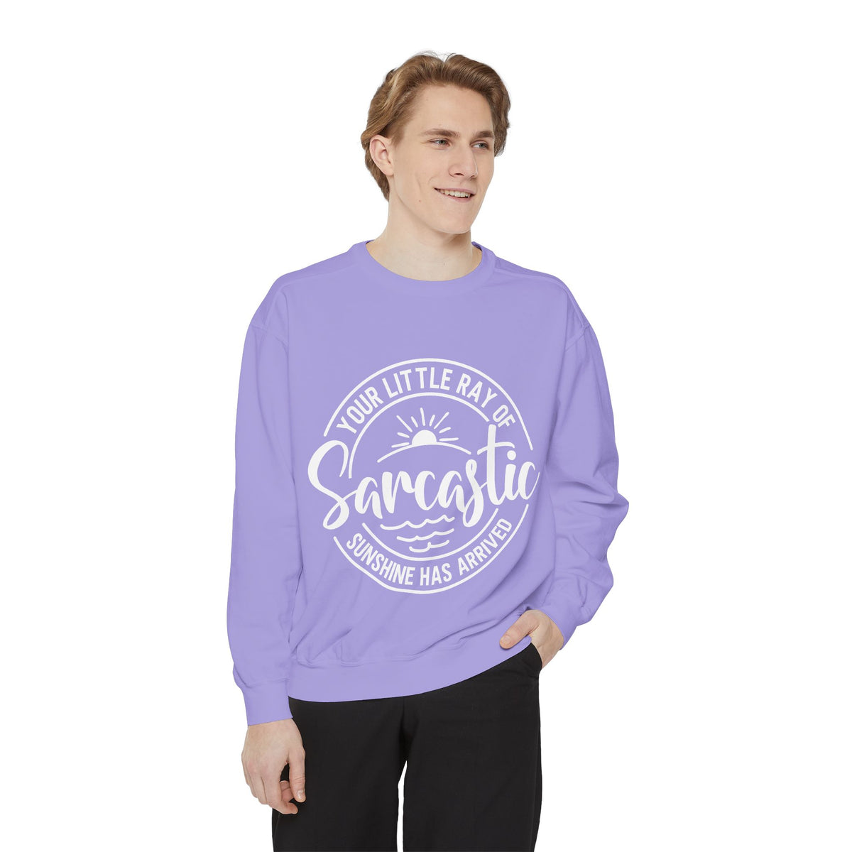 Your Little Ray of Sarcastic Sunshine Sweatshirt | Sarcastic Quote Crewneck