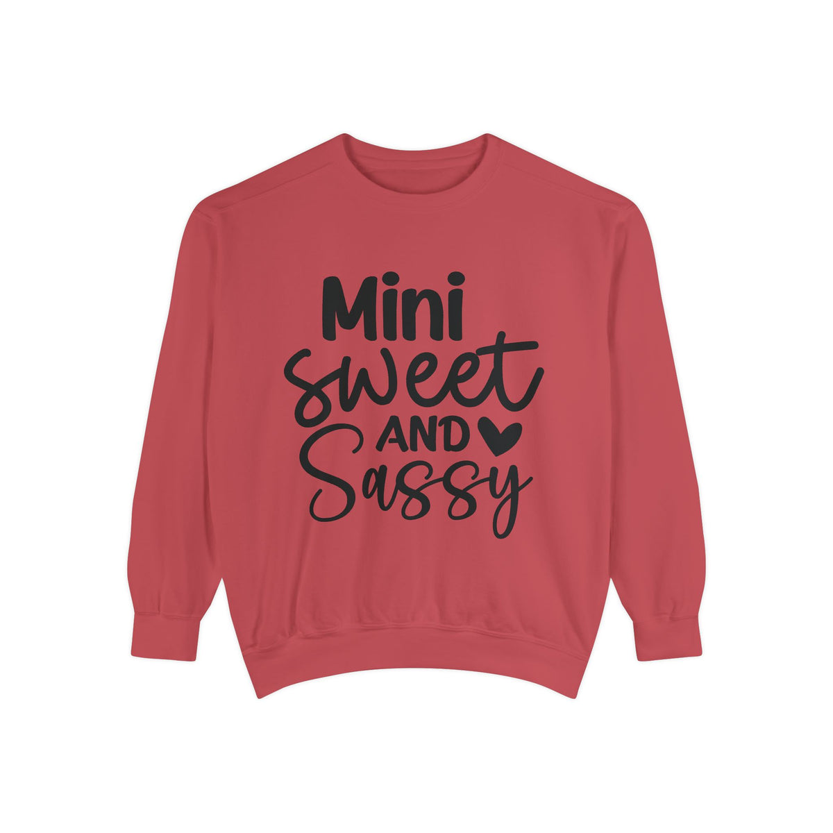 Mini Sweet and Sassy Sweatshirt | Kids Cute Script Typography