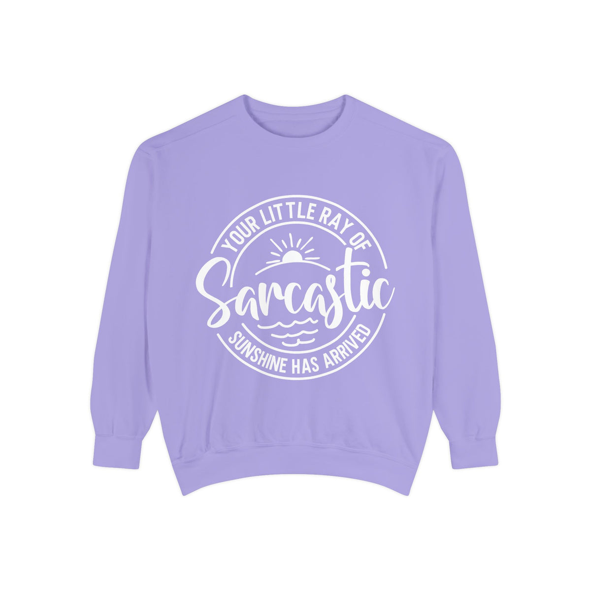 Your Little Ray of Sarcastic Sunshine Sweatshirt | Sarcastic Quote Crewneck