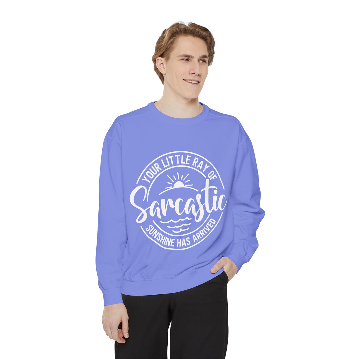 Your Little Ray of Sarcastic Sunshine Sweatshirt | Sarcastic Quote Crewneck