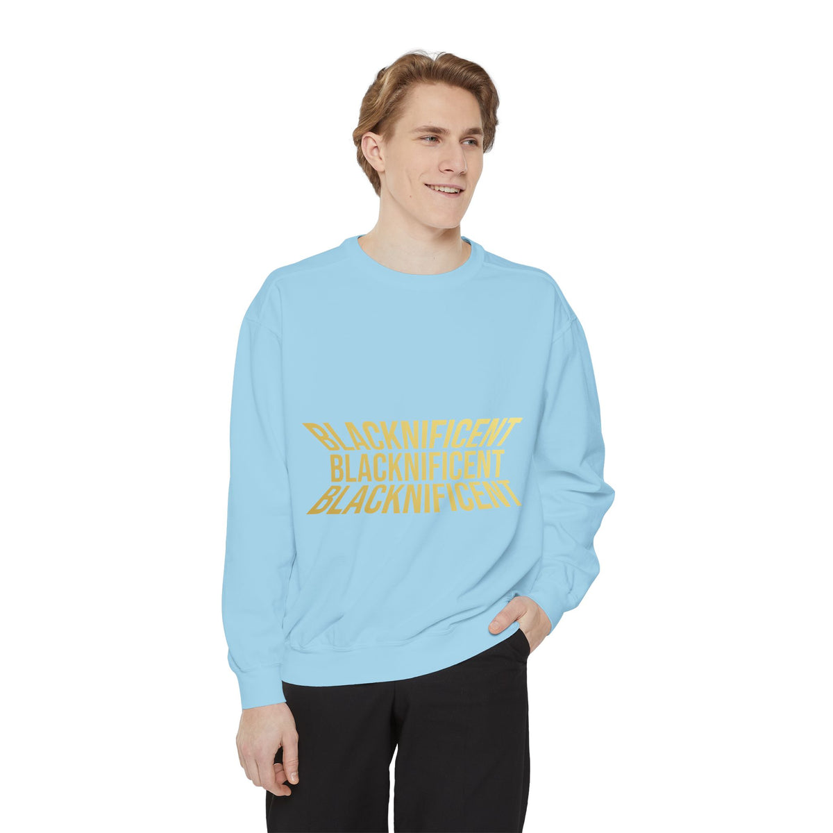 Blacknificent Gold Graphic Sweatshirt
