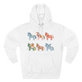 Three-Panel Fleece Hoodie