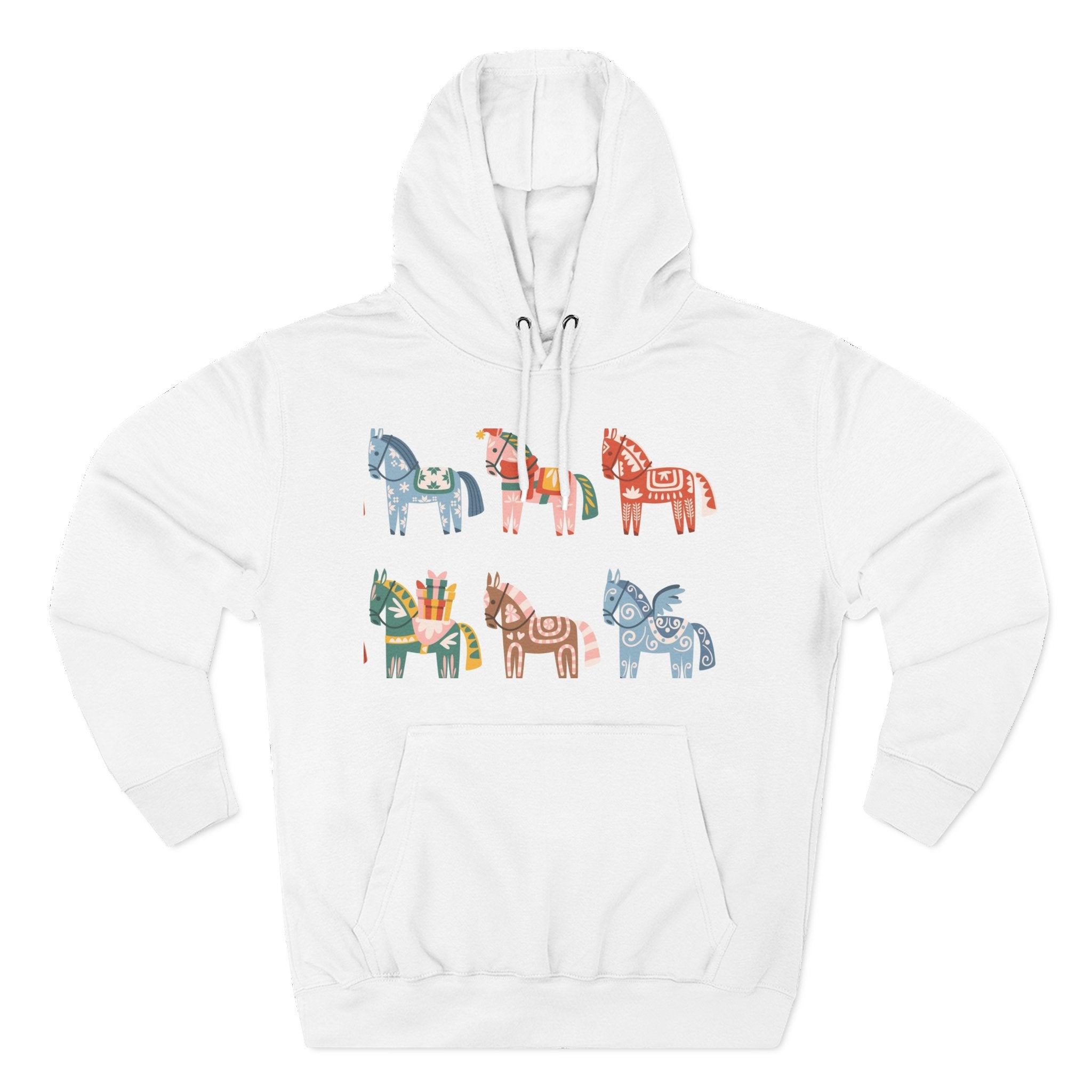 Three-Panel Fleece Hoodie