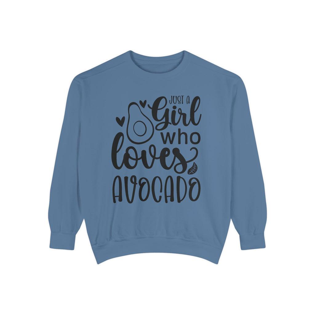 Girl Who Loves Avocado Sweatshirt | Avocado Graphic Crewneck