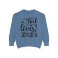 Girl Who Loves Avocado Sweatshirt | Avocado Graphic Crewneck