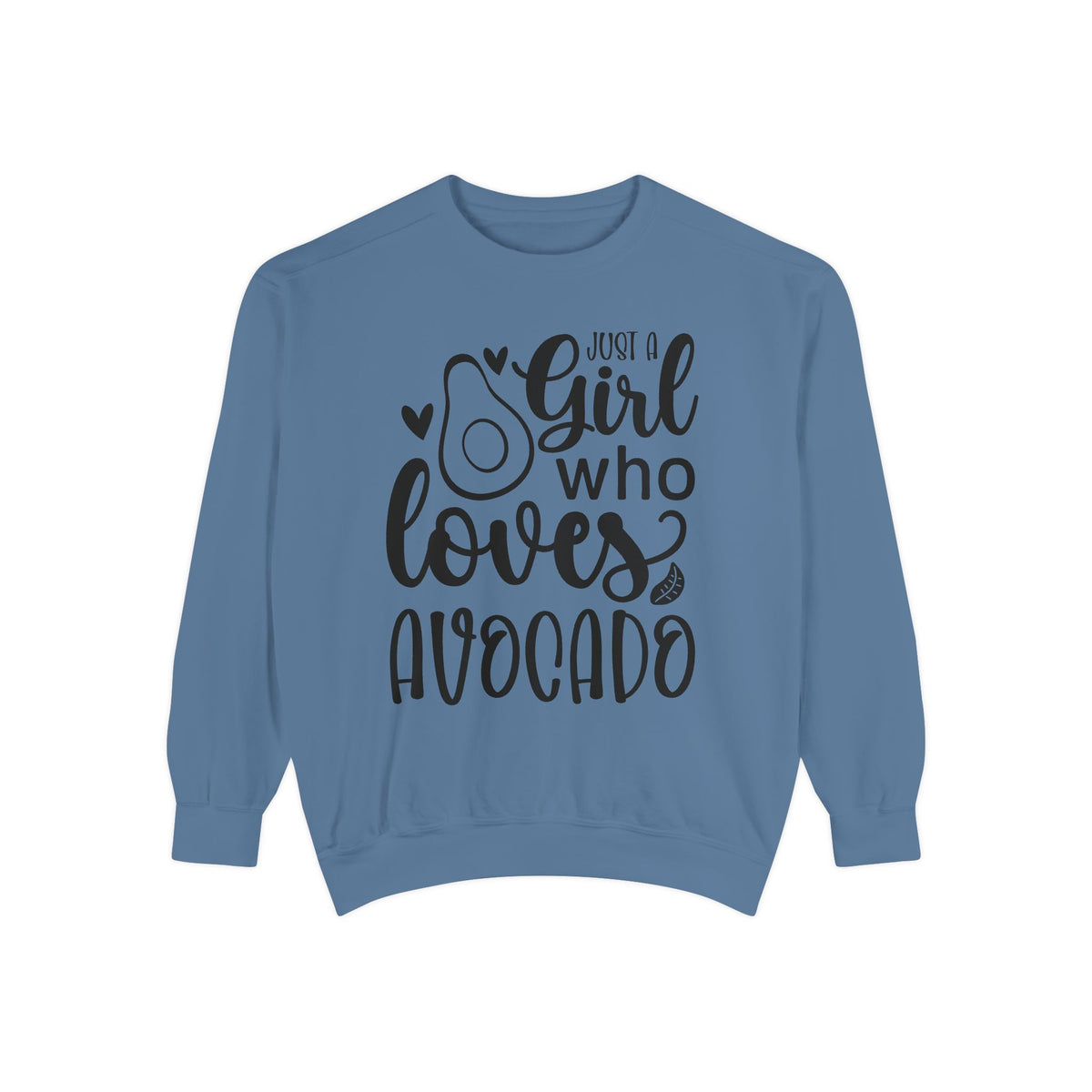 Girl Who Loves Avocado Sweatshirt | Avocado Graphic Crewneck