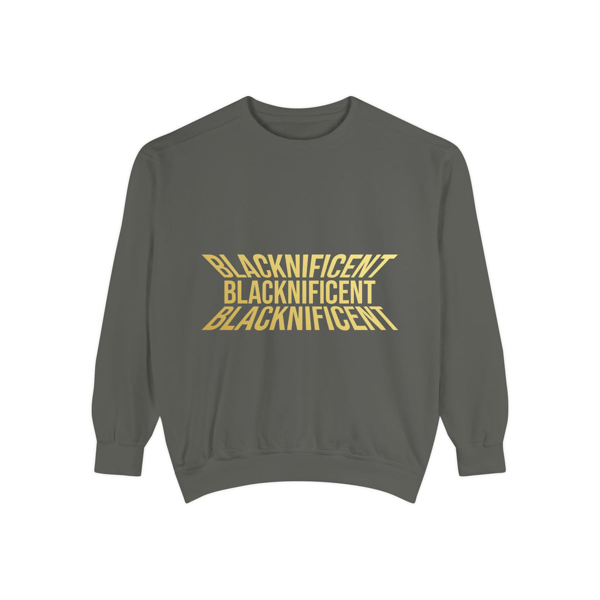 Blacknificent Gold Graphic Sweatshirt