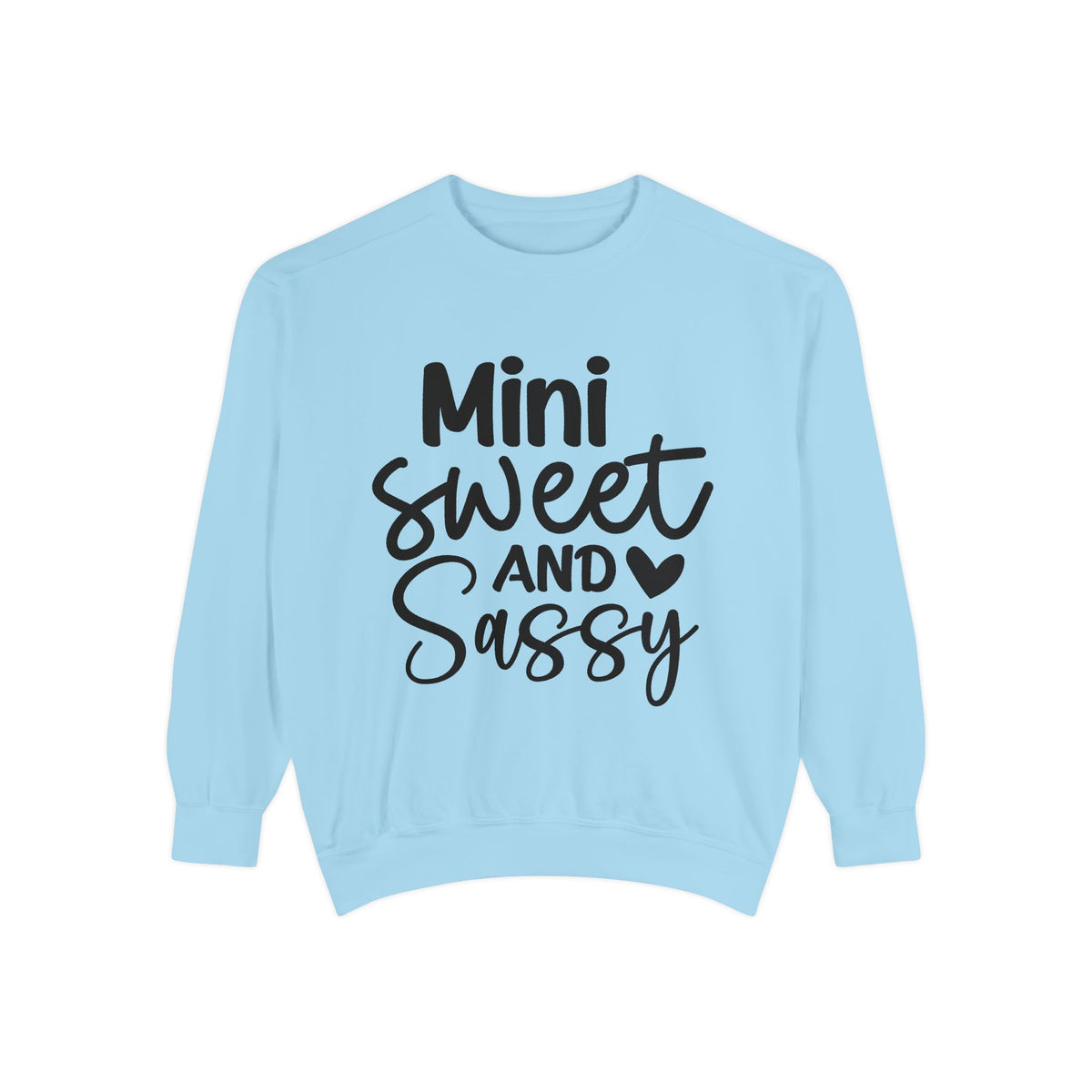 Mini Sweet and Sassy Sweatshirt | Kids Cute Script Typography