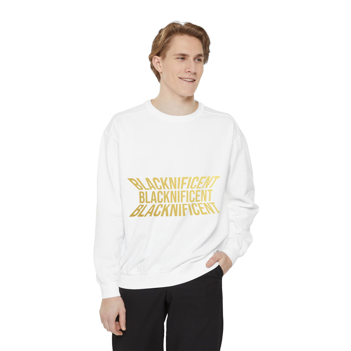 Blacknificent Gold Graphic Sweatshirt