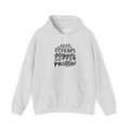 Keep Calm Veggies Have Protein Hoodie | Plant-Based Vegan Sweatshirt
