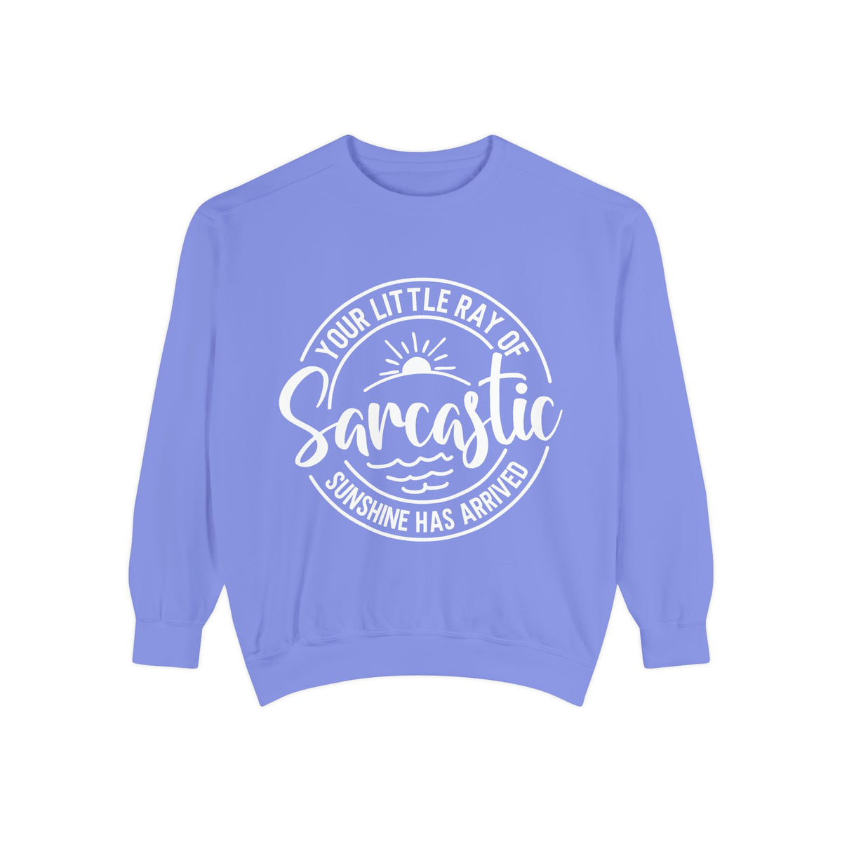 Your Little Ray of Sarcastic Sunshine Sweatshirt | Sarcastic Quote Crewneck