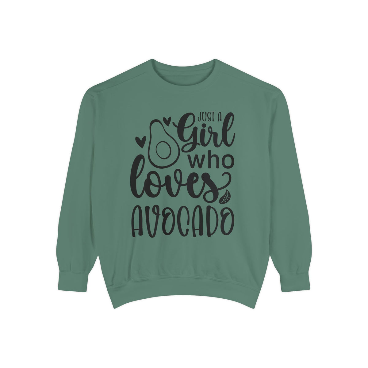 Girl Who Loves Avocado Sweatshirt | Avocado Graphic Crewneck