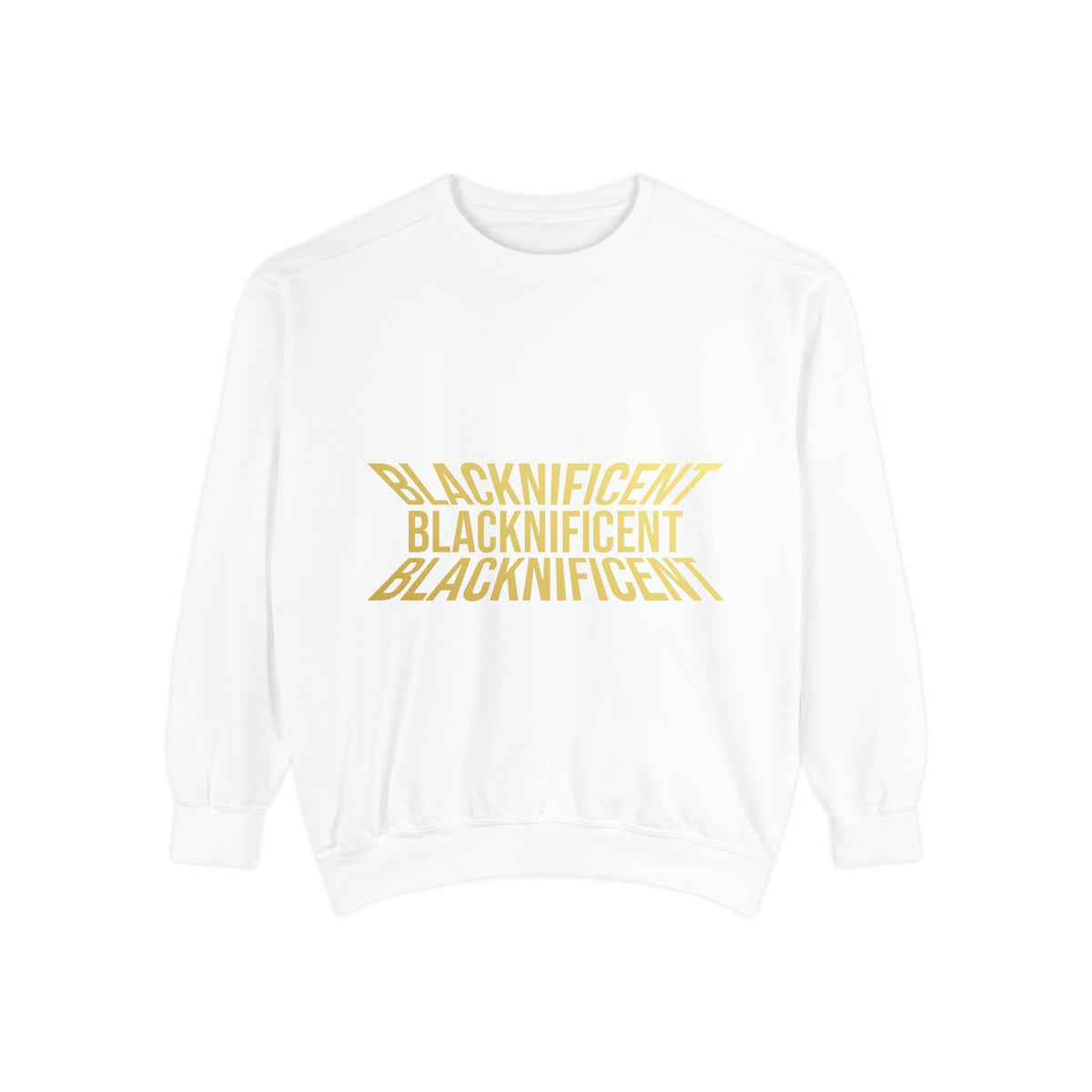 Blacknificent Gold Graphic Sweatshirt