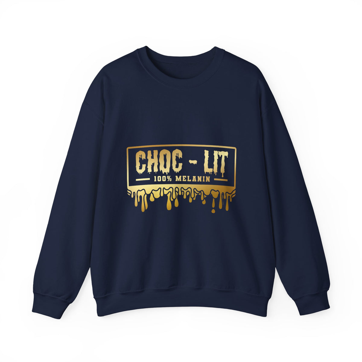 Choc-Lit Melanin Drip Crewneck Sweatshirt