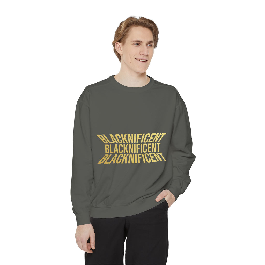 Blacknificent Gold Graphic Sweatshirt