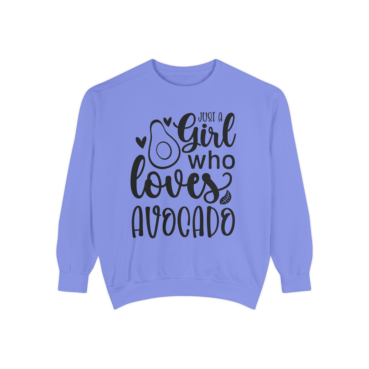 Girl Who Loves Avocado Sweatshirt | Avocado Graphic Crewneck