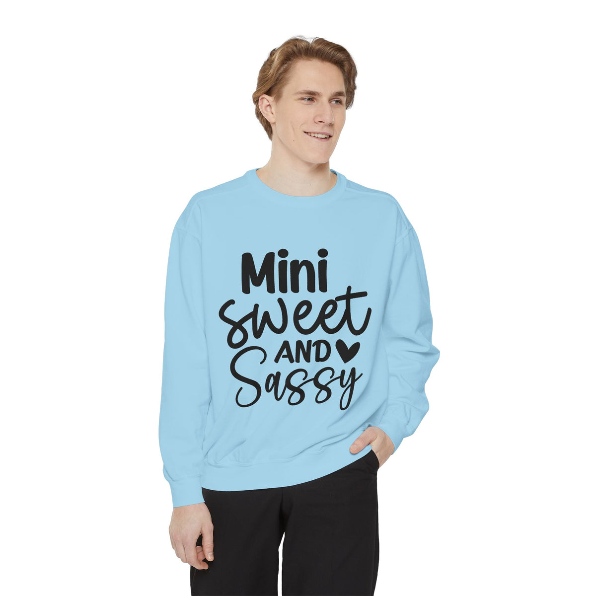 Mini Sweet and Sassy Sweatshirt | Kids Cute Script Typography
