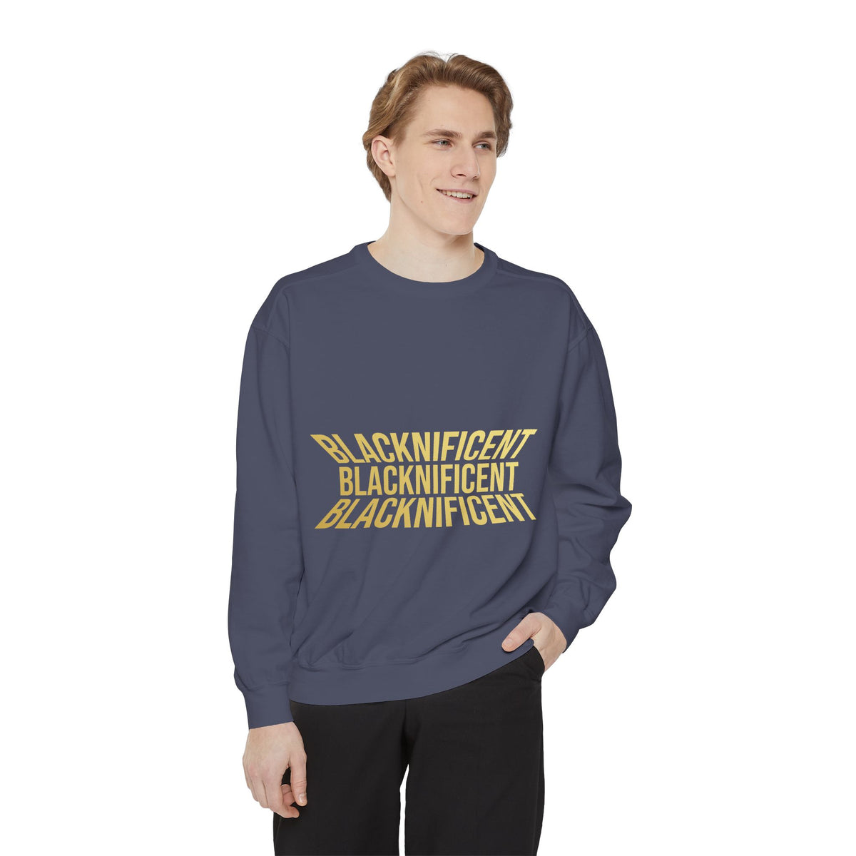Blacknificent Gold Graphic Sweatshirt