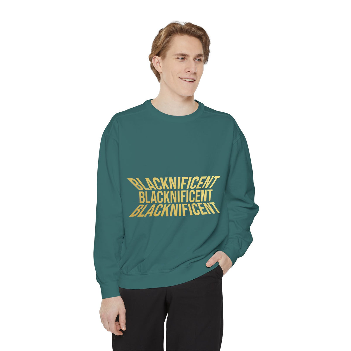 Blacknificent Gold Graphic Sweatshirt