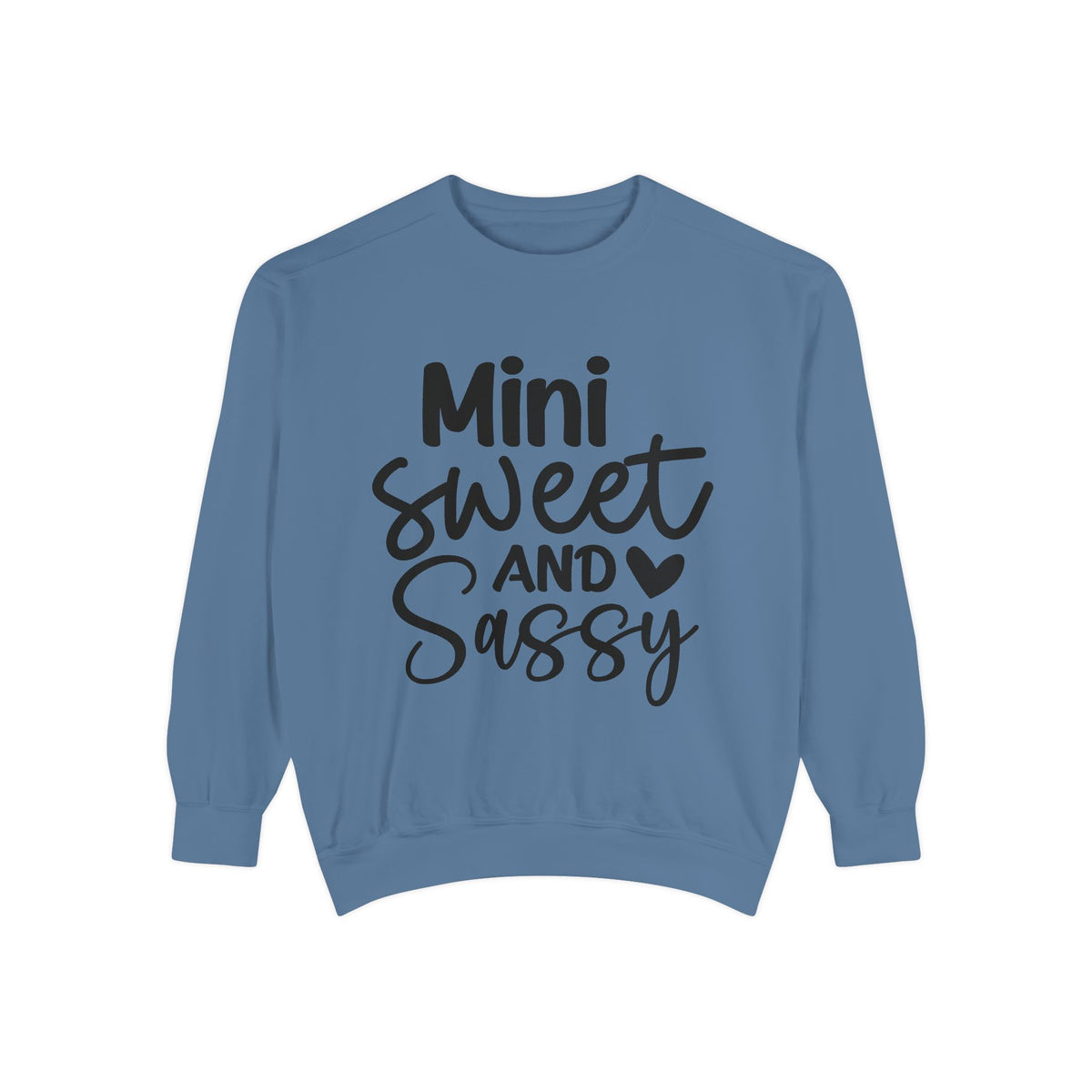Mini Sweet and Sassy Sweatshirt | Kids Cute Script Typography