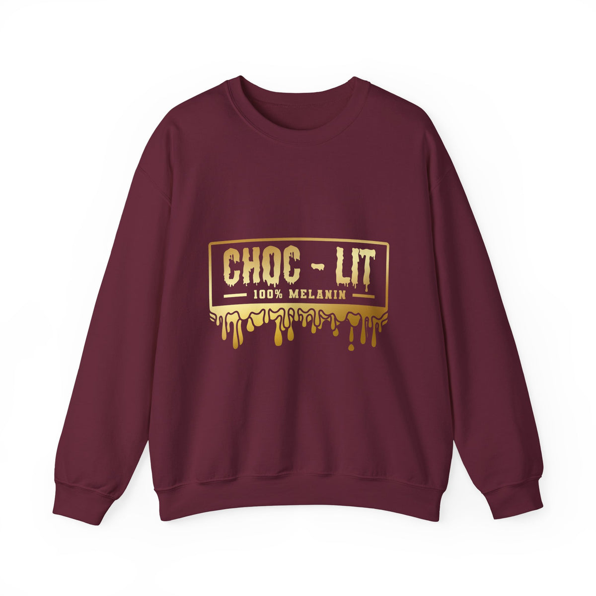 Choc-Lit Melanin Drip Crewneck Sweatshirt