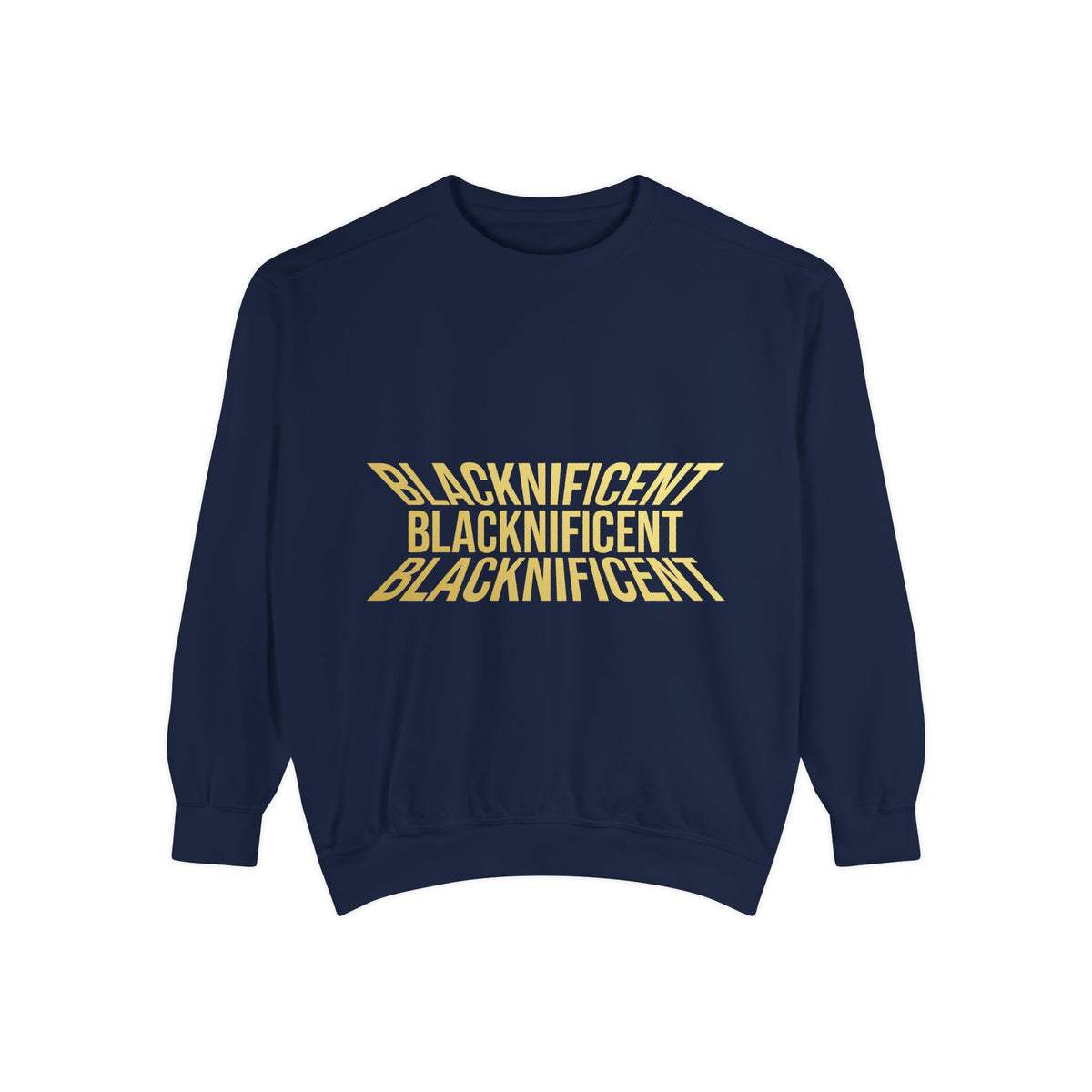 Blacknificent Gold Graphic Sweatshirt