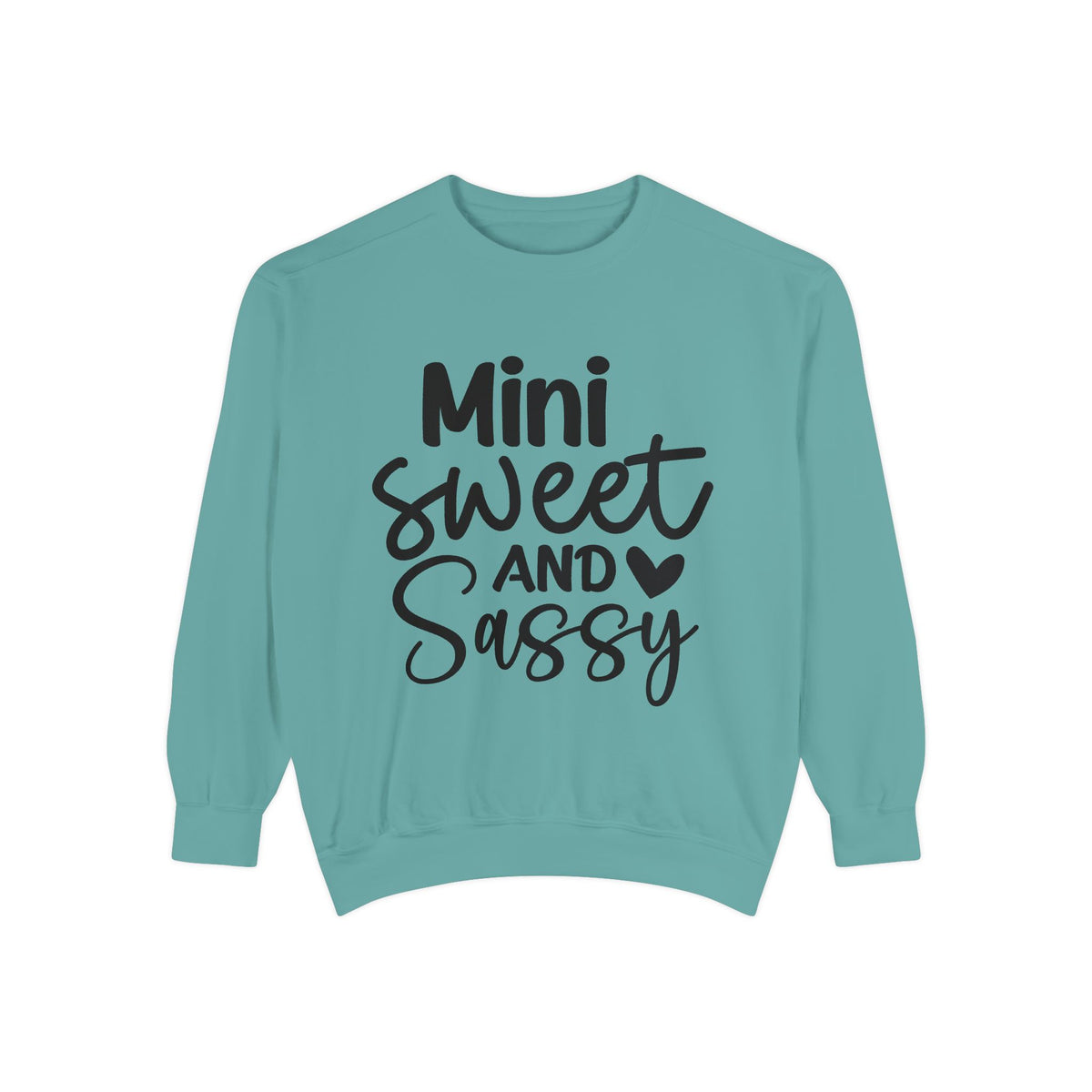 Mini Sweet and Sassy Sweatshirt | Kids Cute Script Typography