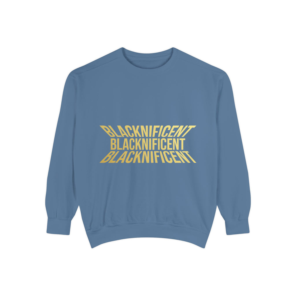 Blacknificent Gold Graphic Sweatshirt