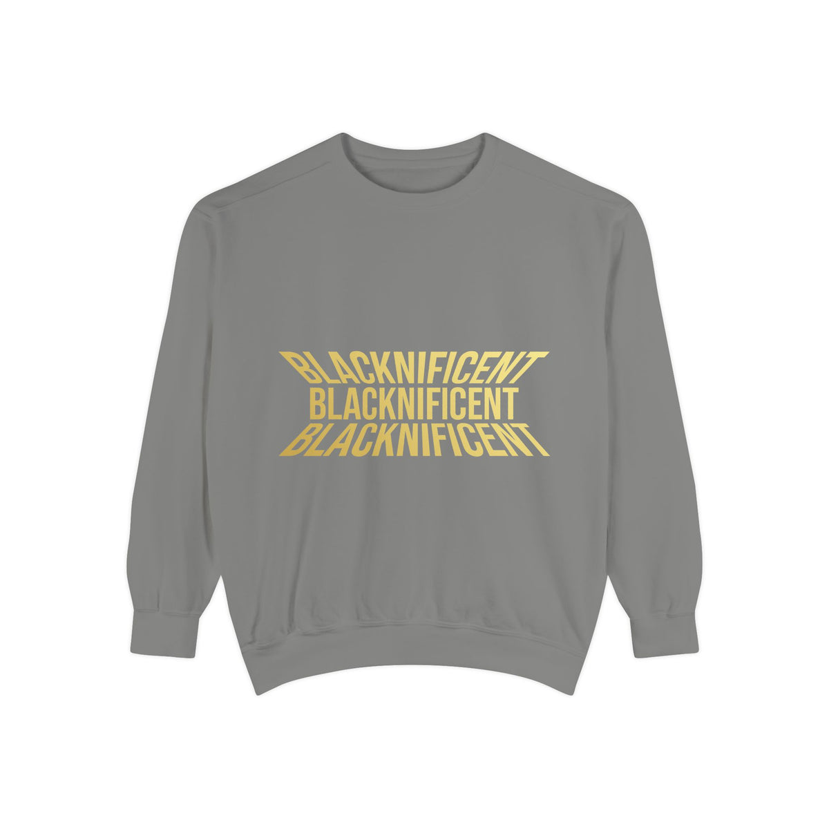 Blacknificent Gold Graphic Sweatshirt