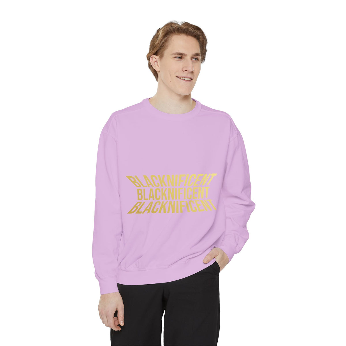 Blacknificent Gold Graphic Sweatshirt