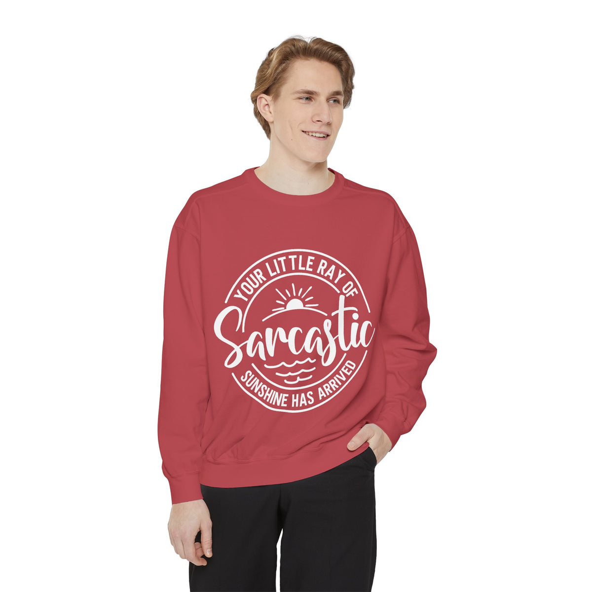 Your Little Ray of Sarcastic Sunshine Sweatshirt | Sarcastic Quote Crewneck