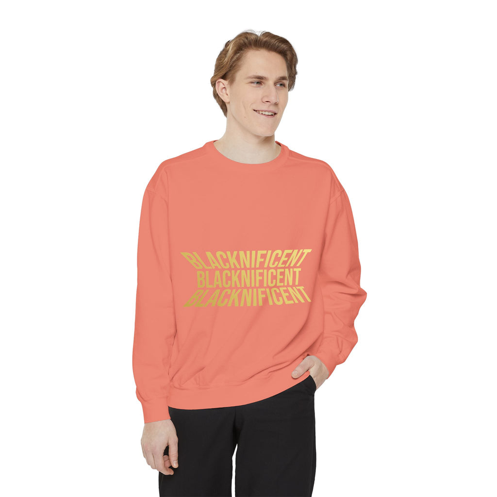 Blacknificent Gold Graphic Sweatshirt