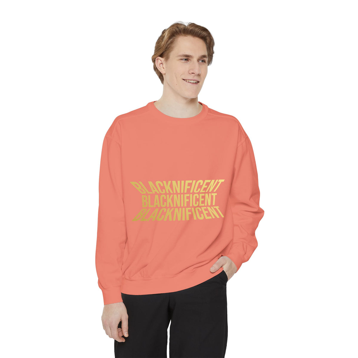 Blacknificent Gold Graphic Sweatshirt