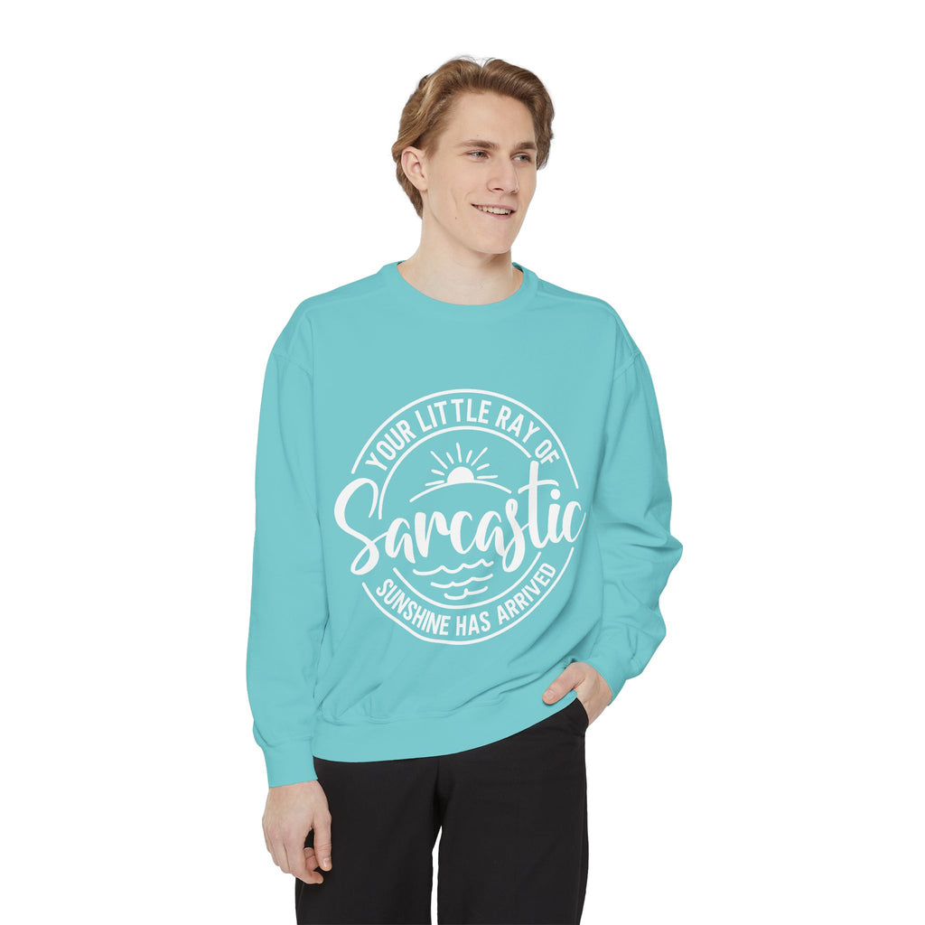 Your Little Ray of Sarcastic Sunshine Sweatshirt | Sarcastic Quote Crewneck