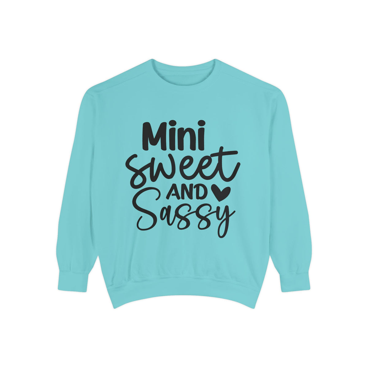 Mini Sweet and Sassy Sweatshirt | Kids Cute Script Typography