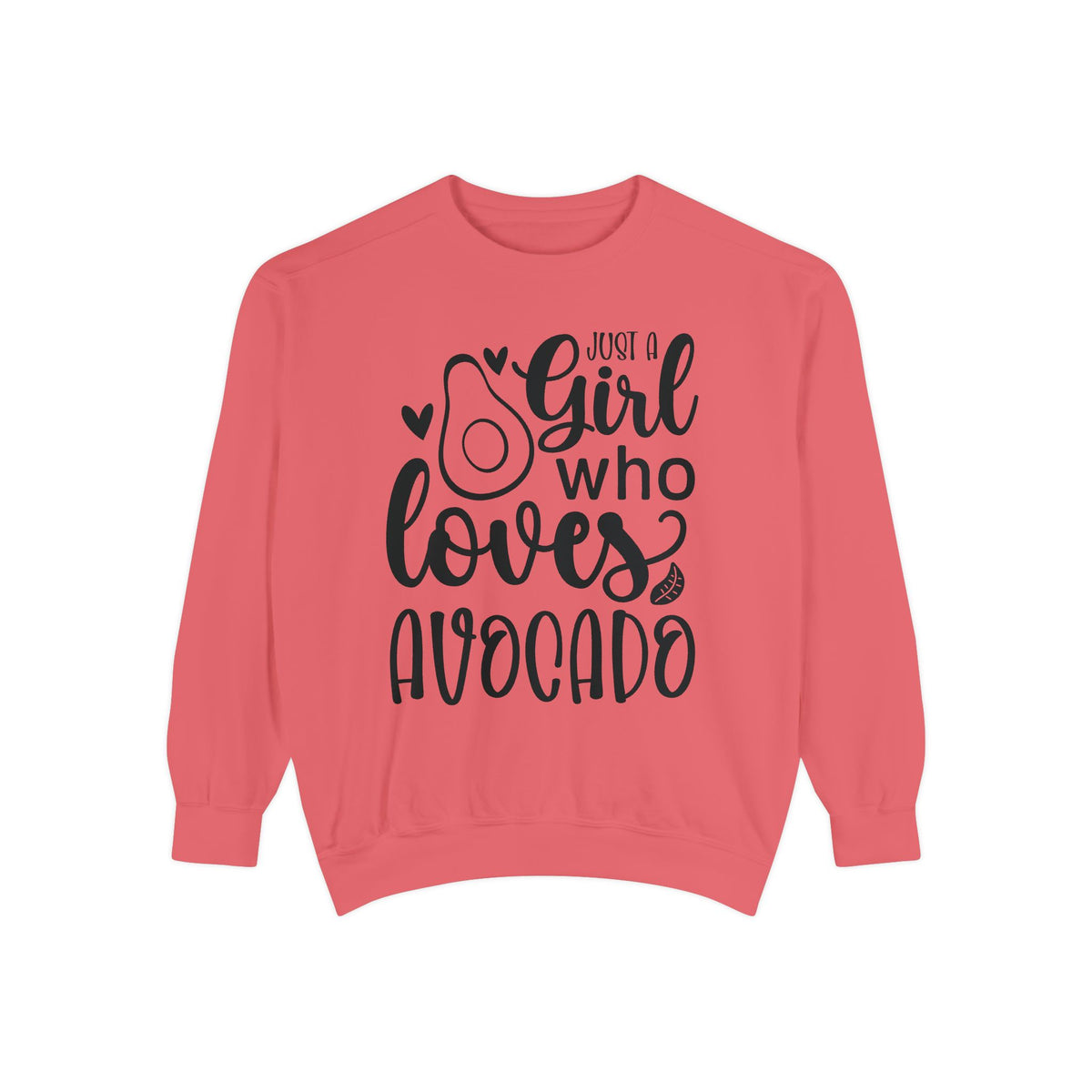 Girl Who Loves Avocado Sweatshirt | Avocado Graphic Crewneck