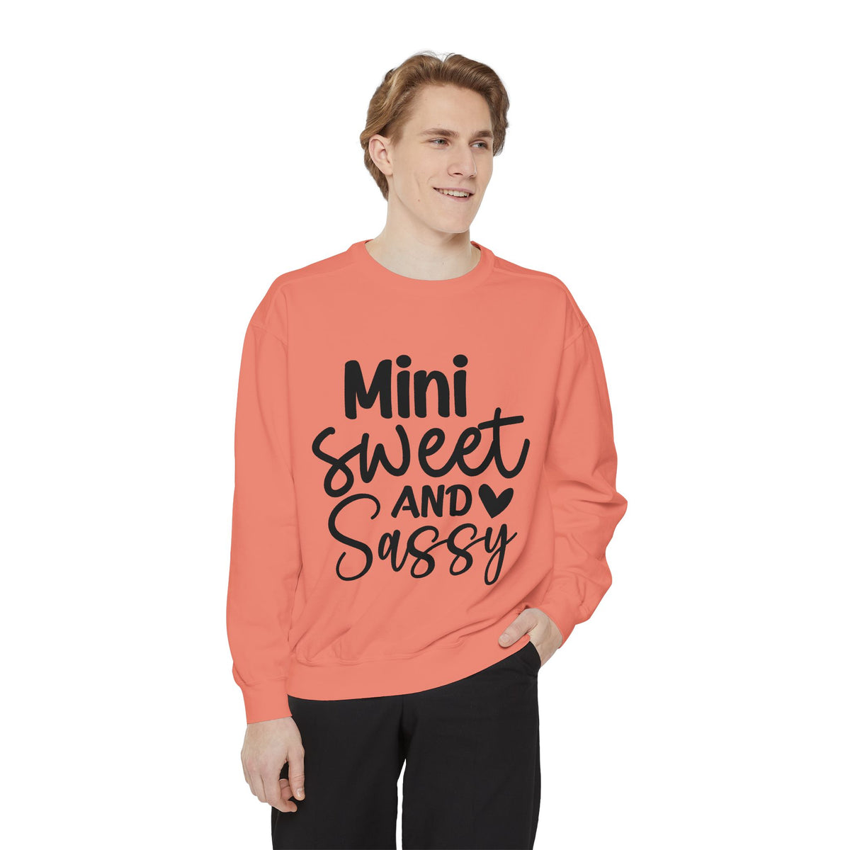 Mini Sweet and Sassy Sweatshirt | Kids Cute Script Typography