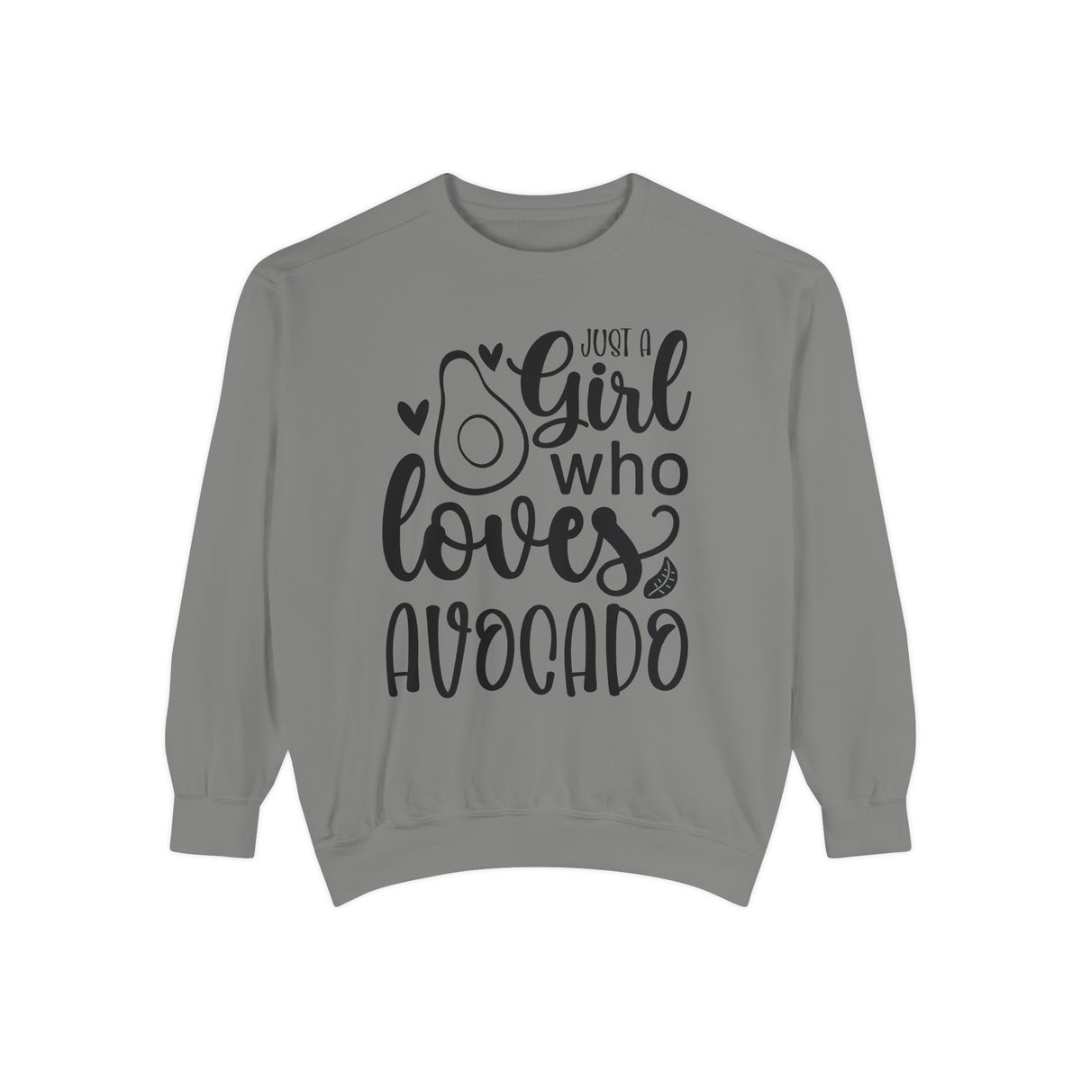 Girl Who Loves Avocado Sweatshirt | Avocado Graphic Crewneck