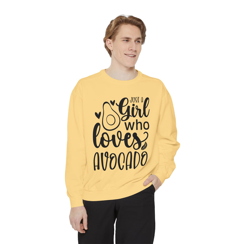 Girl Who Loves Avocado Sweatshirt | Avocado Graphic Crewneck