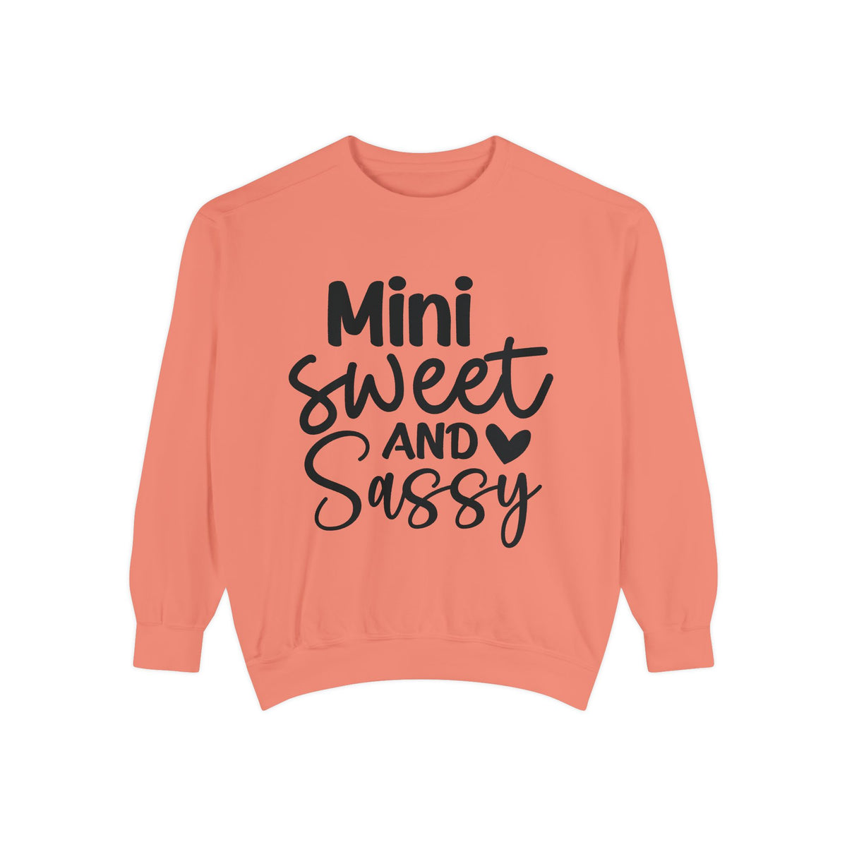 Mini Sweet and Sassy Sweatshirt | Kids Cute Script Typography